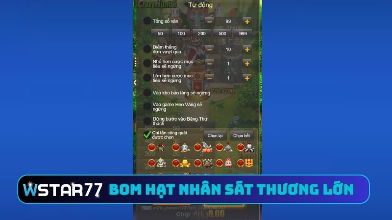 Hướng Dẫn Chơi Crazy Hunter Tại Wstar77 Dễ Hiểu Nhất 3 Bom hạt nhân mang đến lực sát thương cực kì lớn