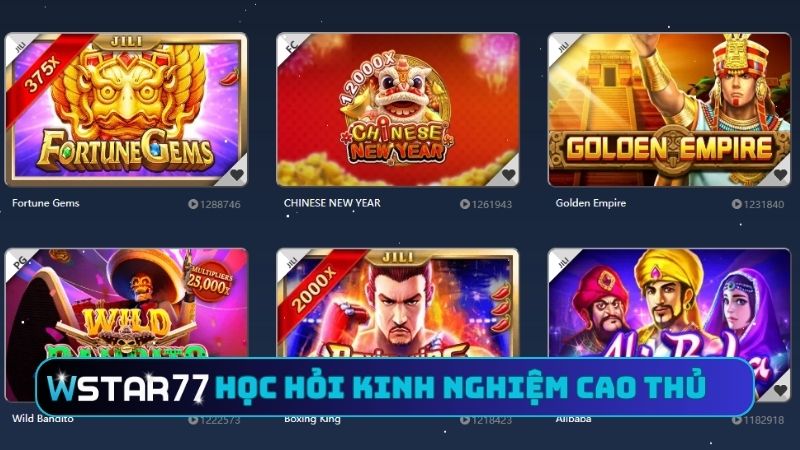 Học hỏi kinh nghiệm từ cao thủ
